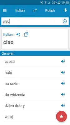 Italian-Polish Dictionary android App screenshot 7